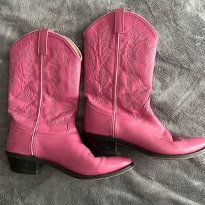 Pink Cowgirl Boots